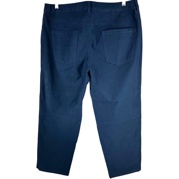 Lululemon ABC Crop Pant Relaxed Utilitech True Navy Men's Size 36 x 27 EUC - Picture 5 of 11